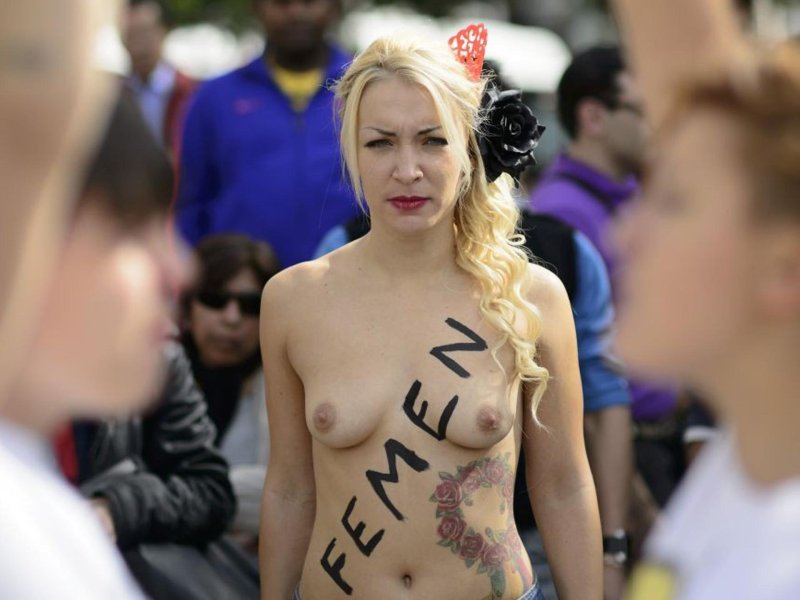 Inna Shevchenko Femen Topless