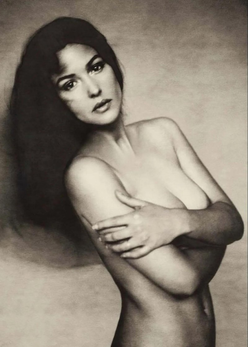 Monica Bellucci in his youth swimsuit