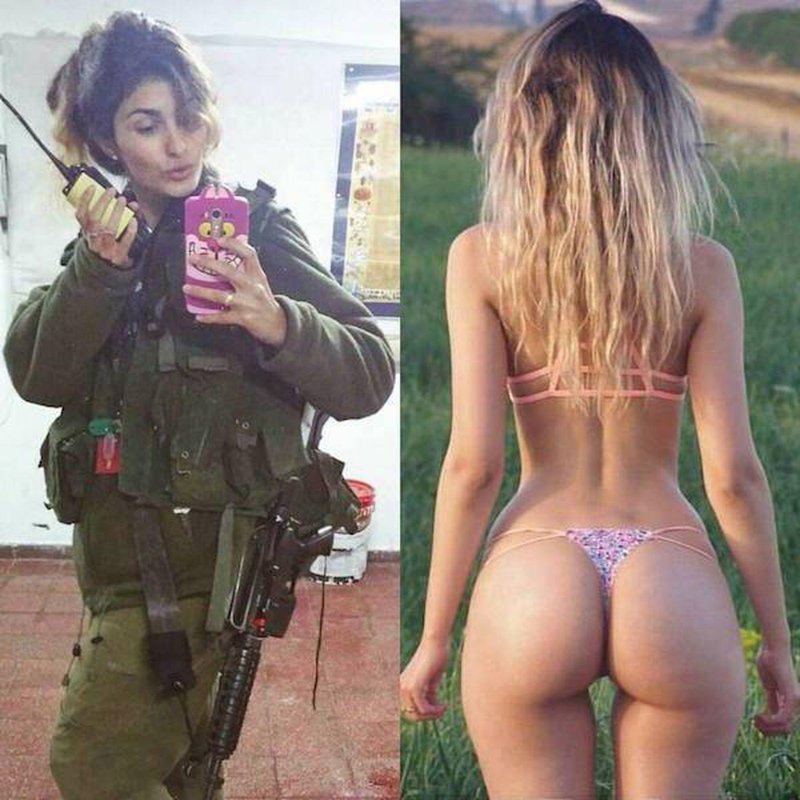 Abella Deanger in the Israeli army