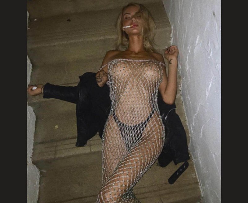 Sexy transparent dress