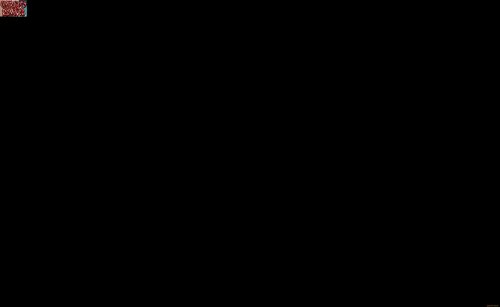 On a black background
