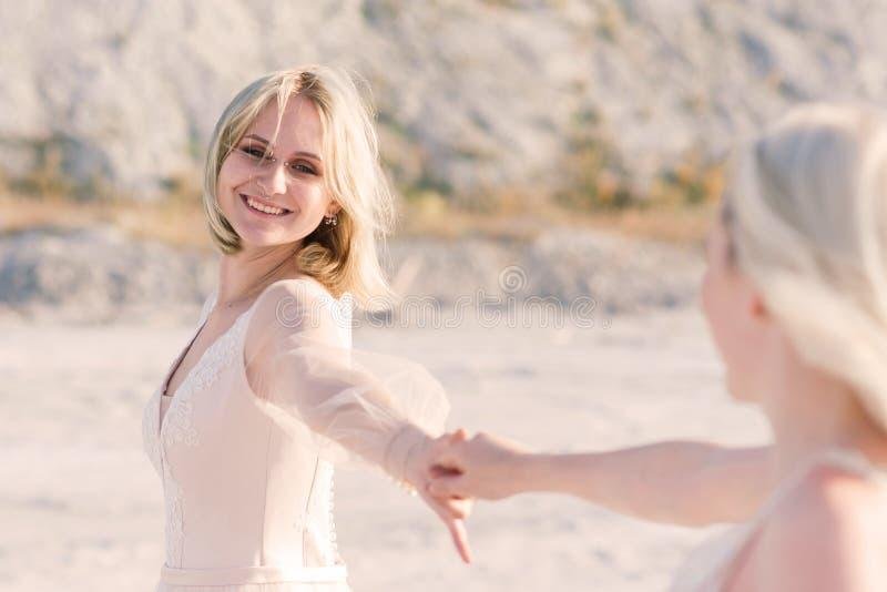 Bride in a white dress