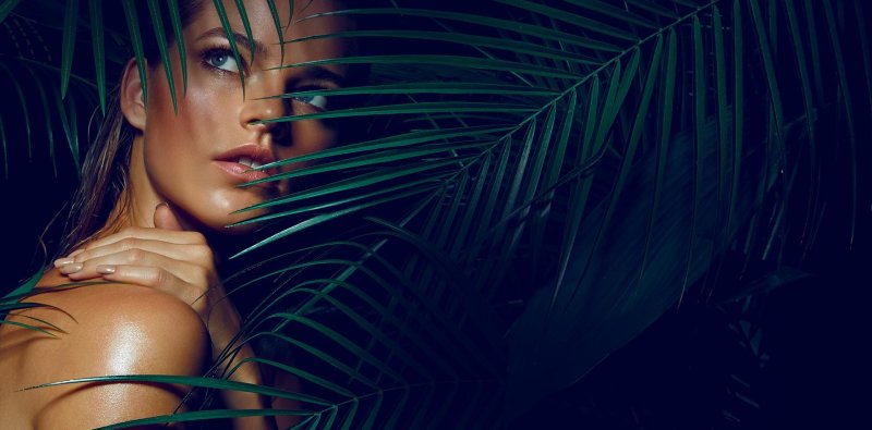 Girl in the tropics