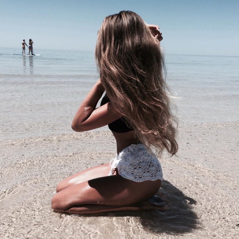 Girl at sea