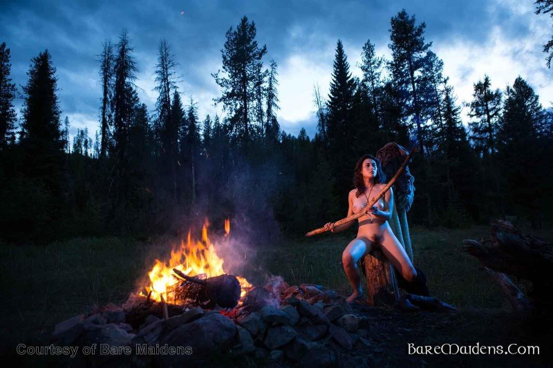 Witches by the fire