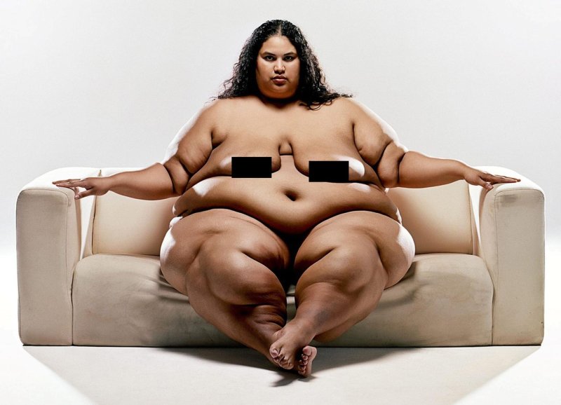 The most fat naked women