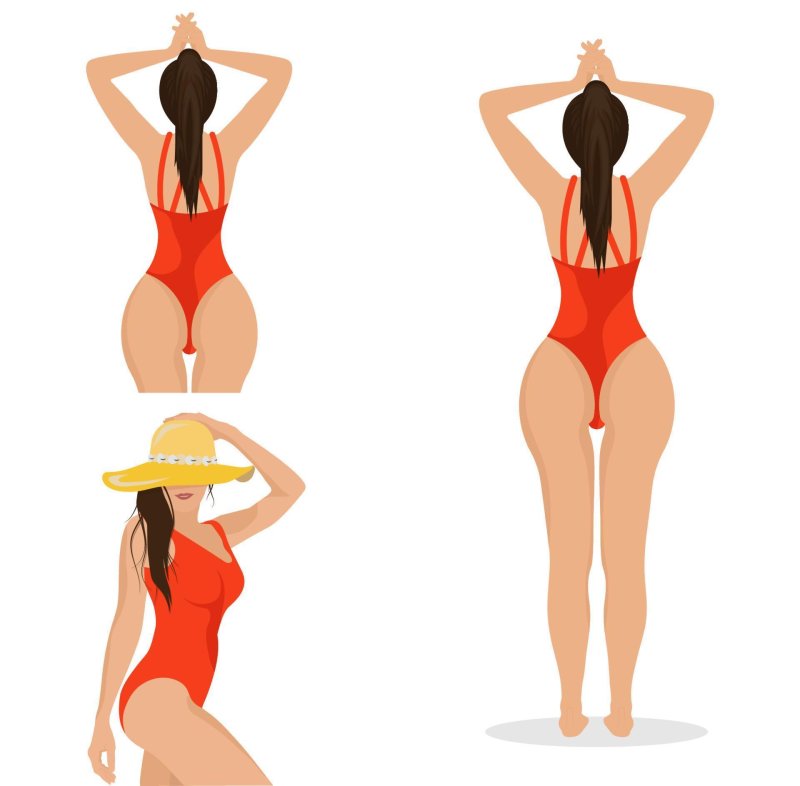 Girls in swimsuits