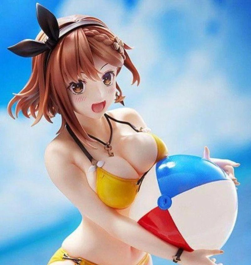 Anime figures in swimsuits