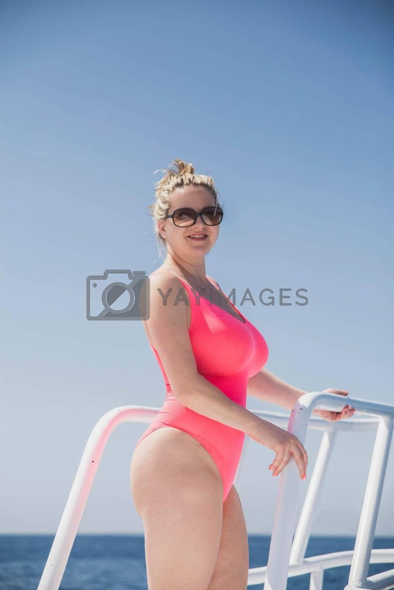 Adult women in swimsuits