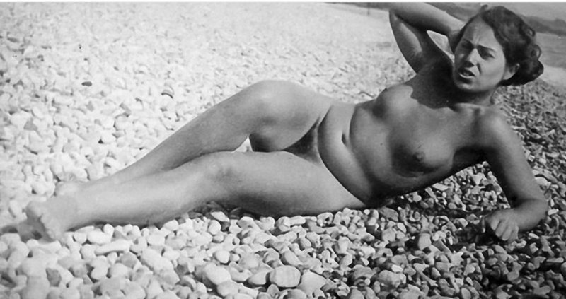 Naked Soviet women on the beach