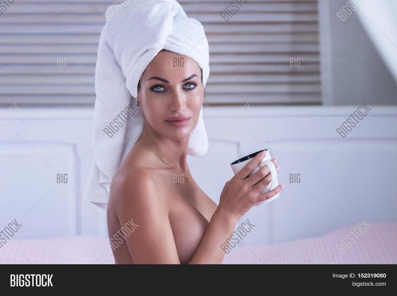 Girl in a towel