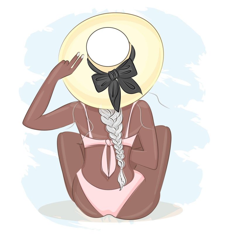 Girl beach