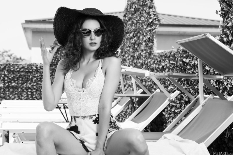 Girl in a hat
