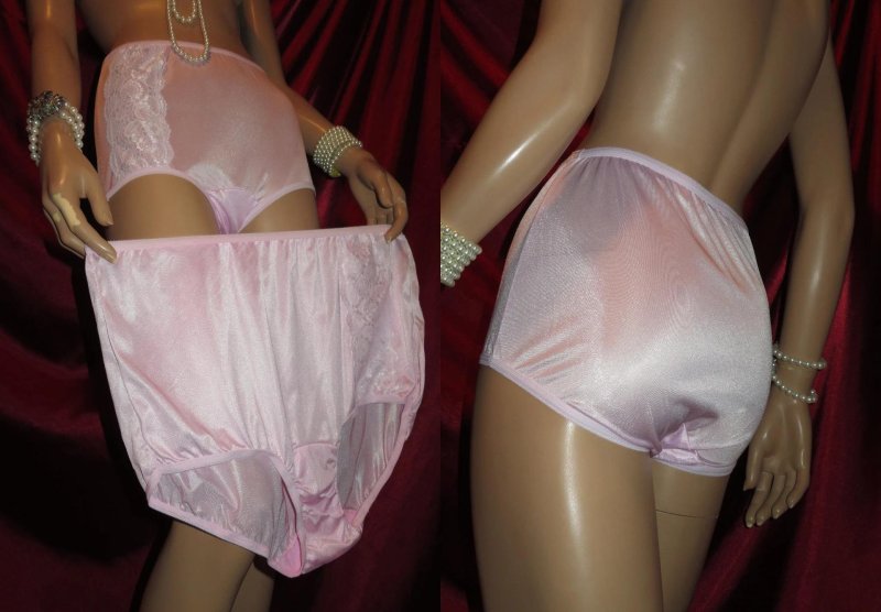 Transparent nylon panties