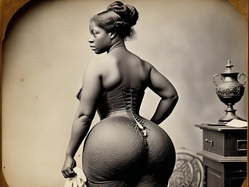 Gottentine women of the buttocks