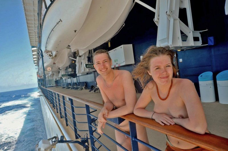 Naked wives on a cruise liner