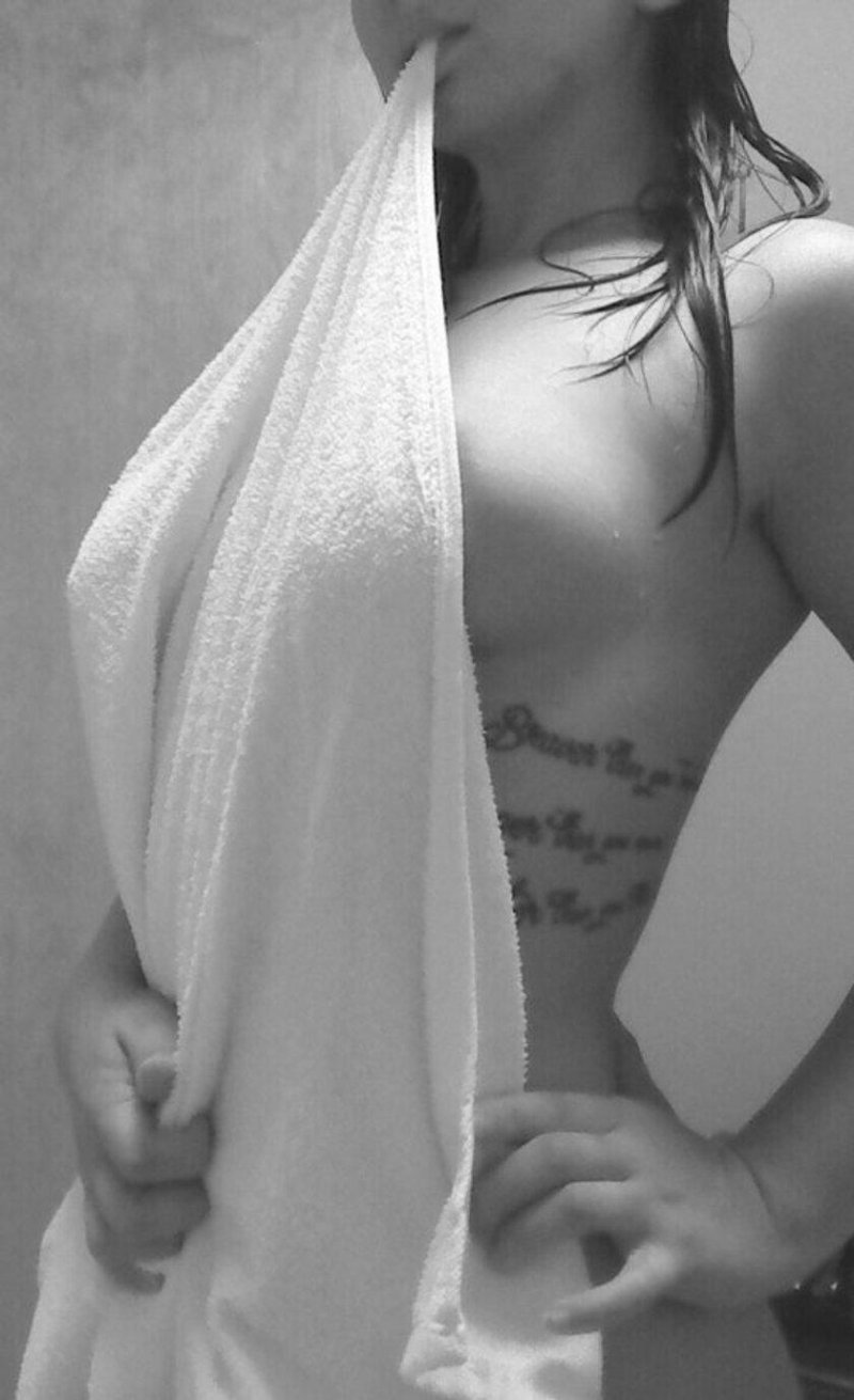 Girl in a towel erotic