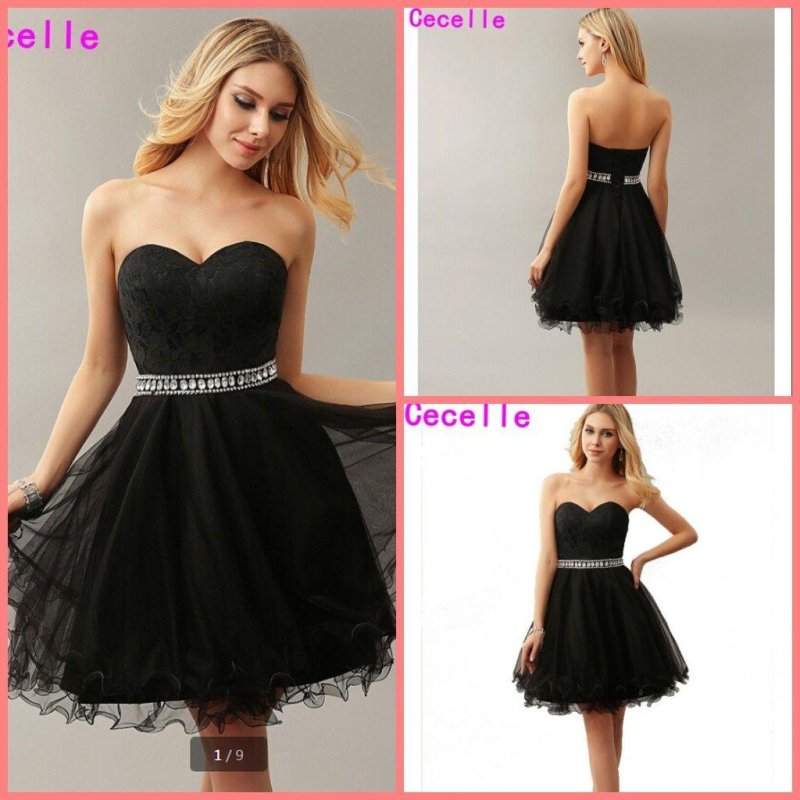 Graduation dress black