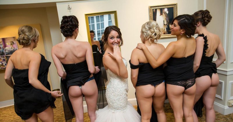 Erotic friends of the bride
