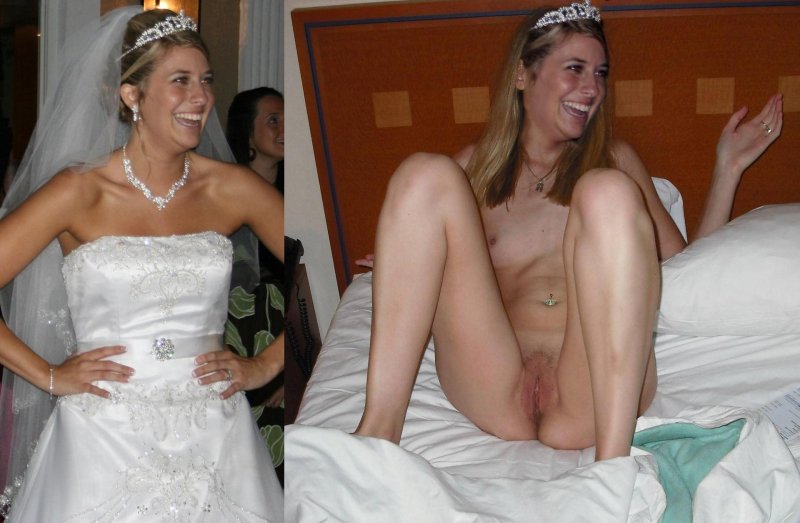 Bride in wedding dresses Private