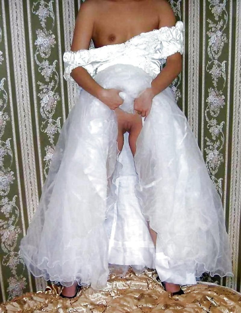 Naked brides after the wedding