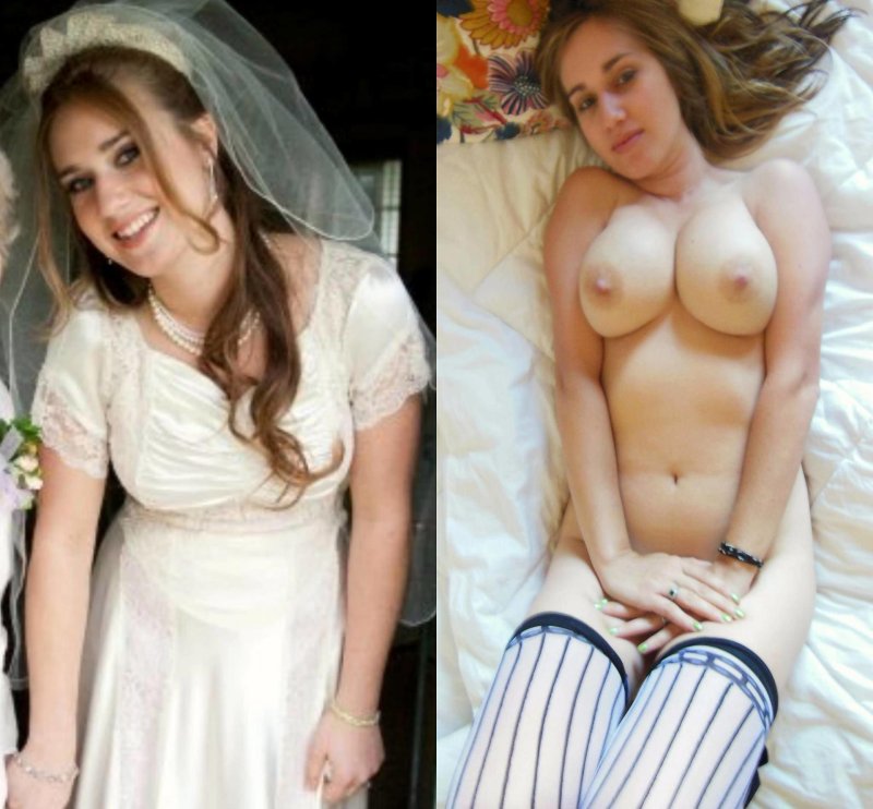Modern wedding dress