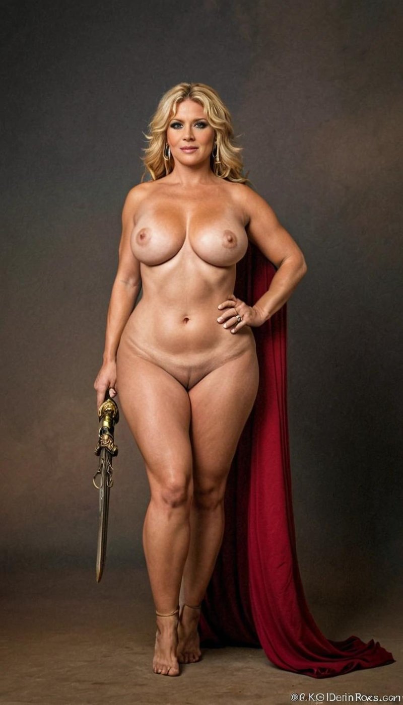 Naked mature women with wide hips