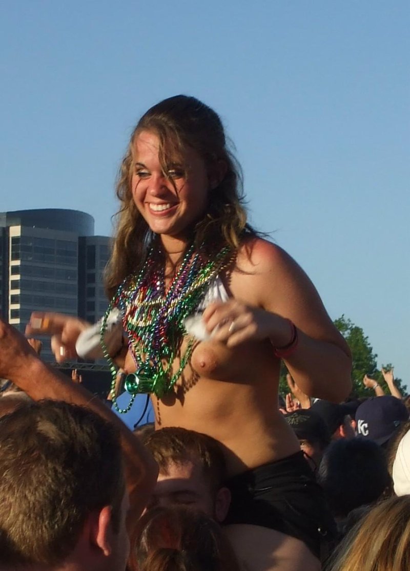 Tits in the club