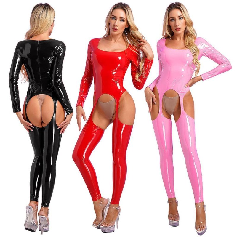 Latex body boots
