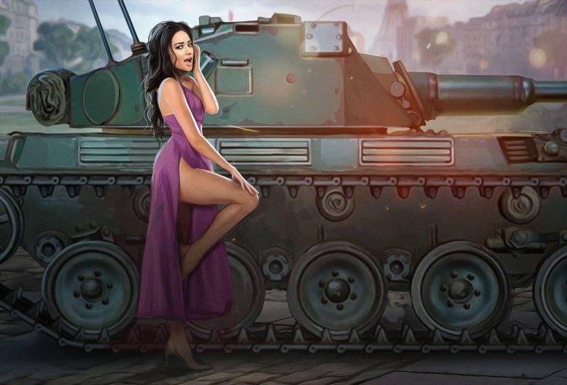 Girls tanker tanks World of