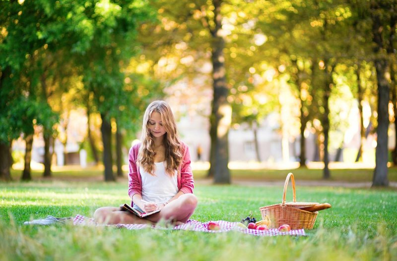 Girl in the park