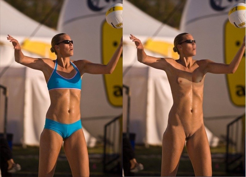 Beach volleyball flash