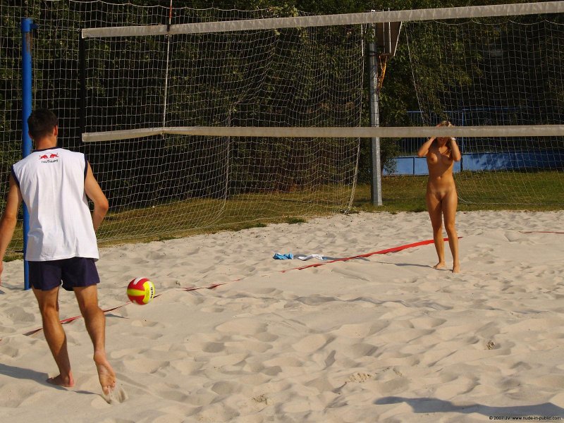 Volleyball on the beach