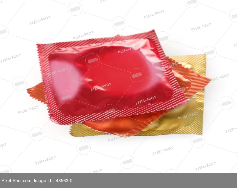 Multi -colored condoms