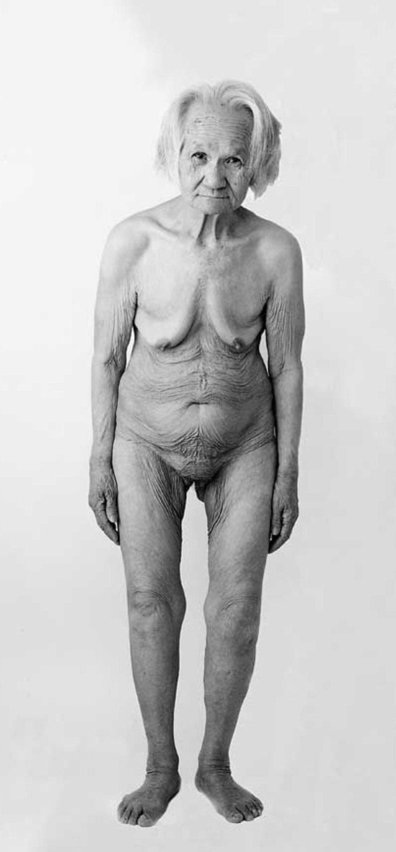 Very old naked women