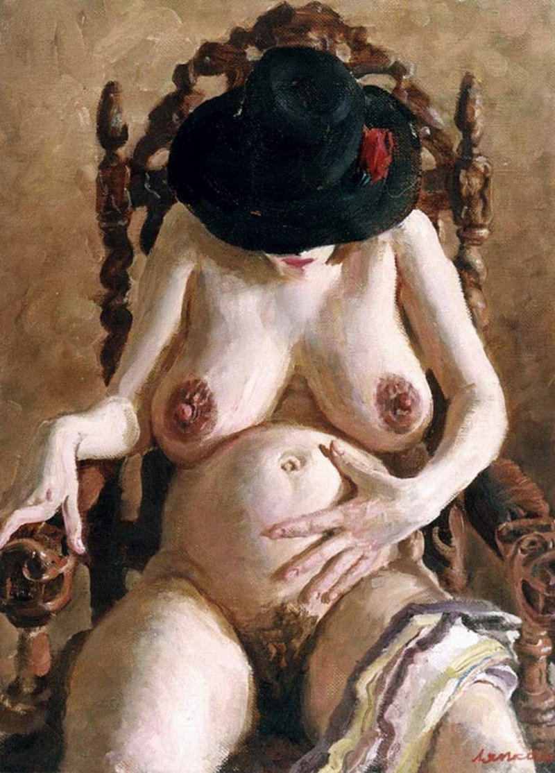 Naked women in paintings