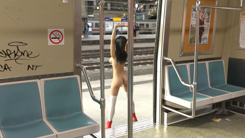 In the subway