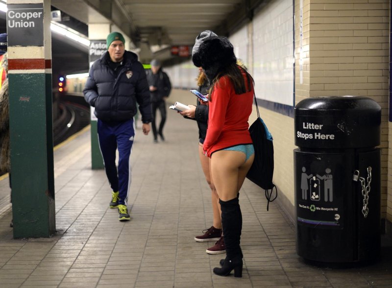 Girl without pants