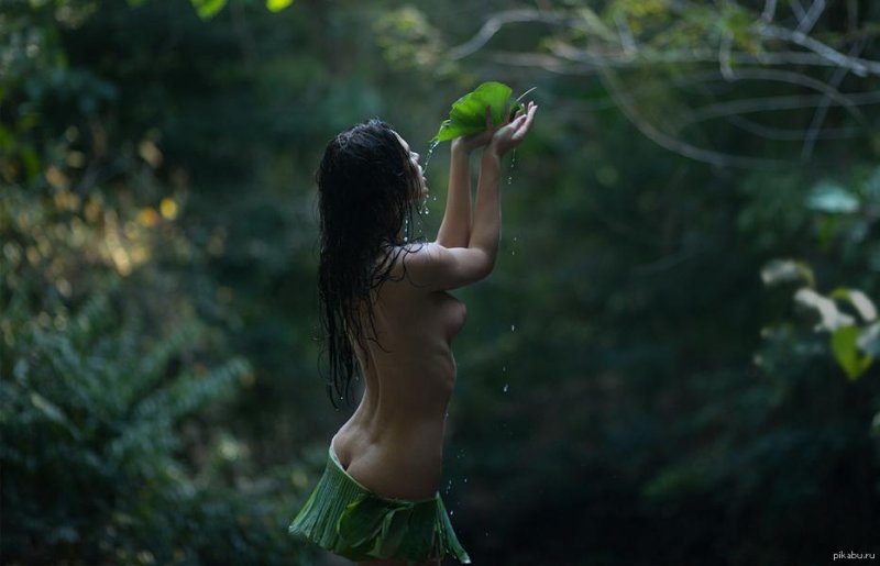 Girl in the jungle