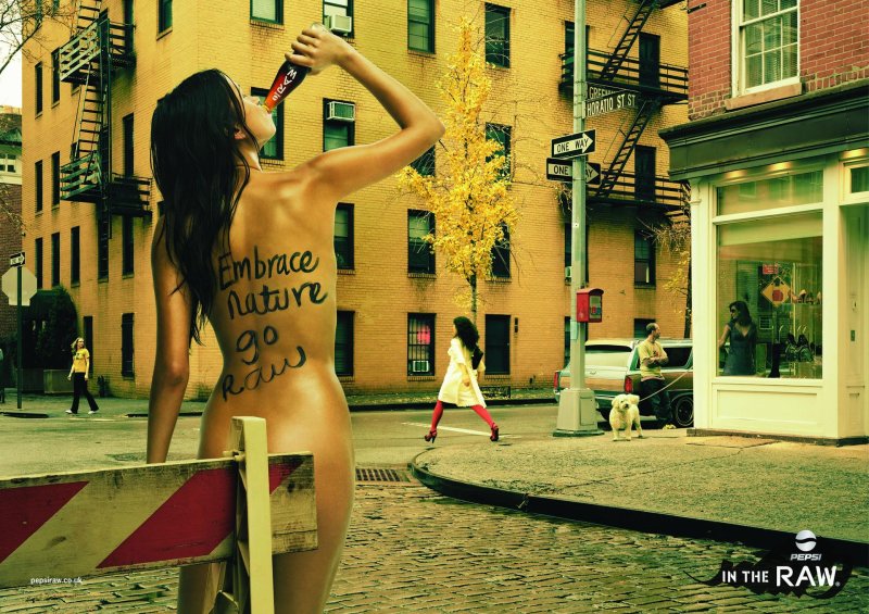 Creative erotic advertising