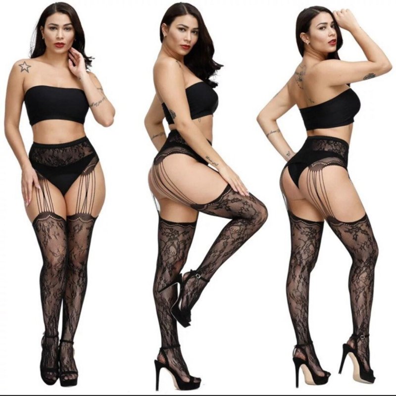 Doiaeskv Sexy female tights with cuts