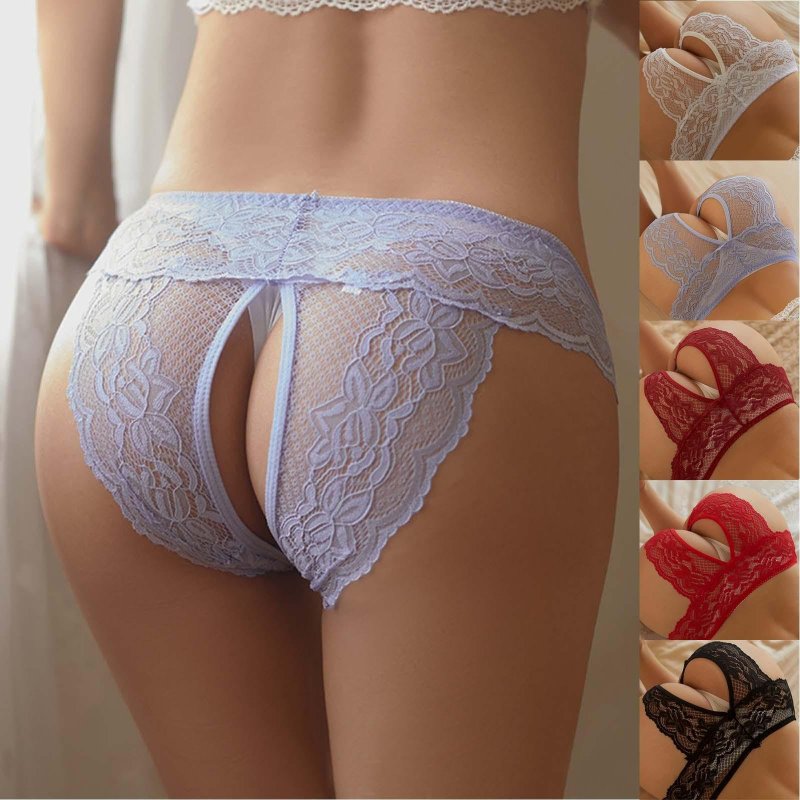 Panties with open crotch