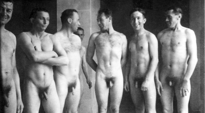 Naked Soviet soldiers