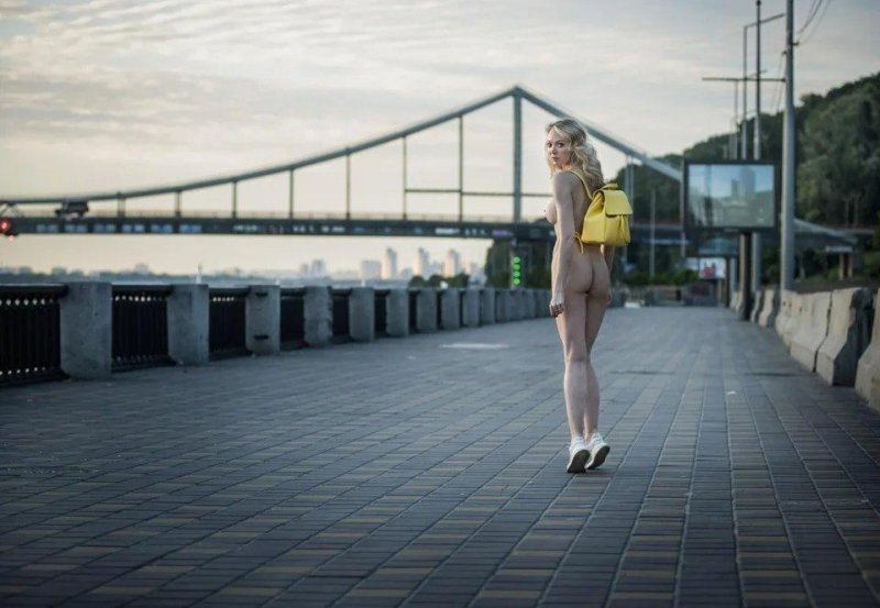 Naked on Yekaterinburg Street