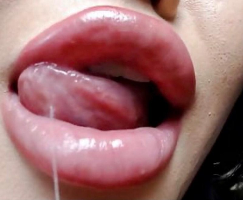 Beautiful lips with lipstick