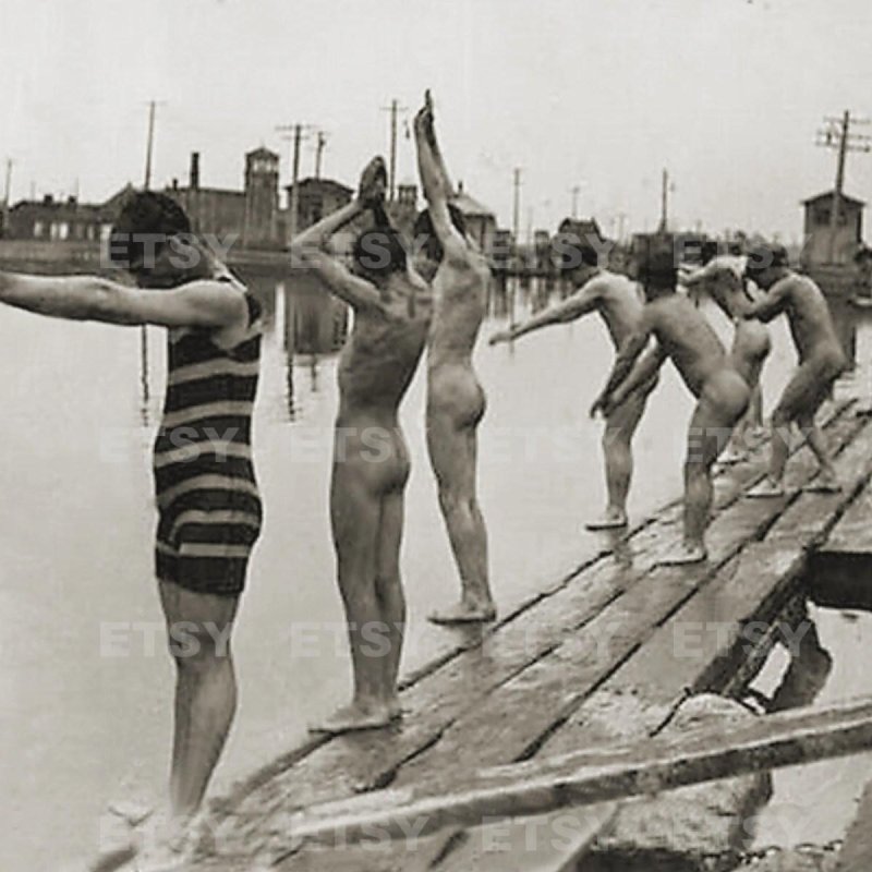 Swimming in YMCA E years Retro