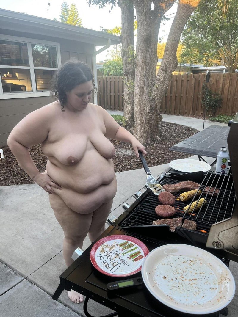 Naked wife in the body