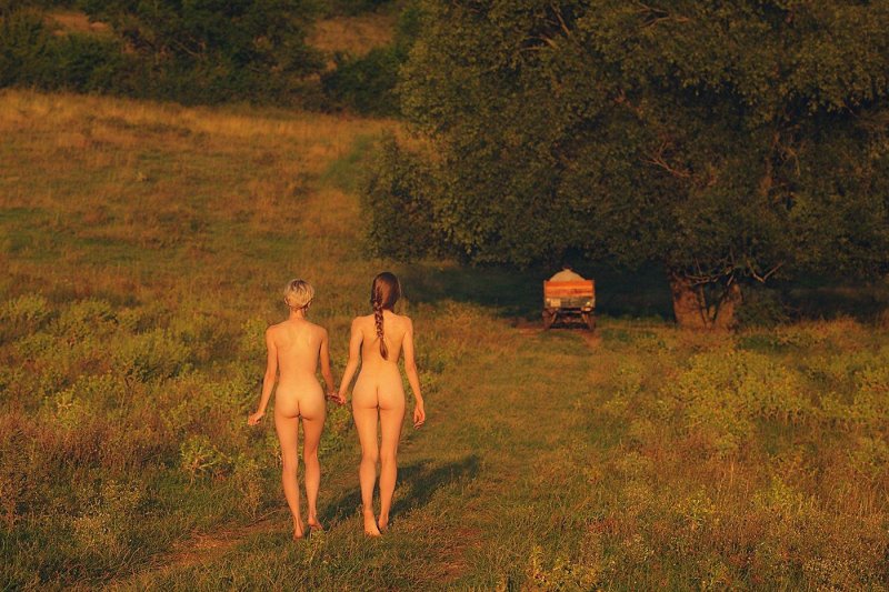 Vacations in the village naked