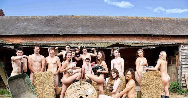 Naked students