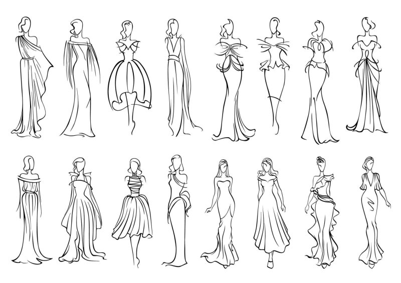 Dress sketch